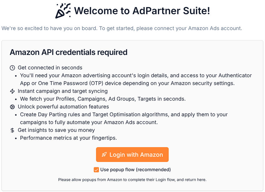 Signup Dashboard